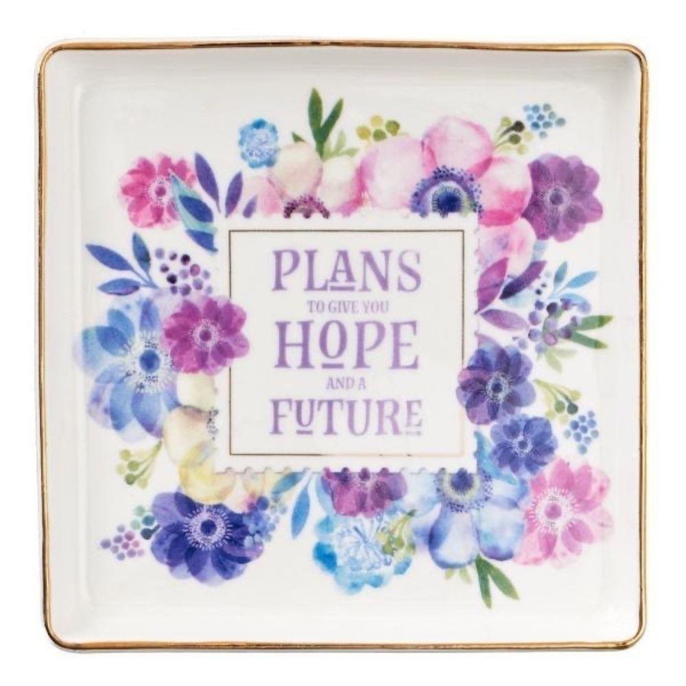 Jeremiah 29:11 Jewelry Trinket Dish | Plans to Give You Hope and a Future